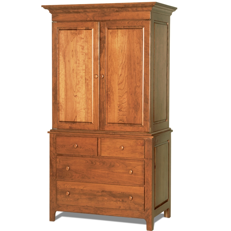 Shaker Door and Drawer Armoire Image