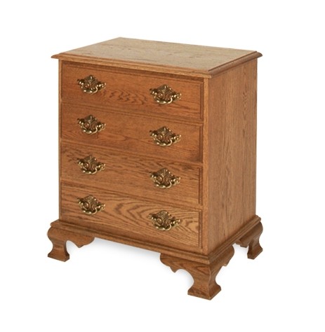 Colonial 4 Drawer Night Stand Image