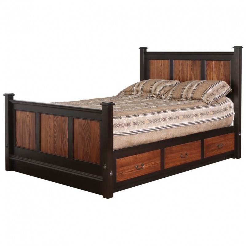 Yorktowne Panel Bed with Drawers Image