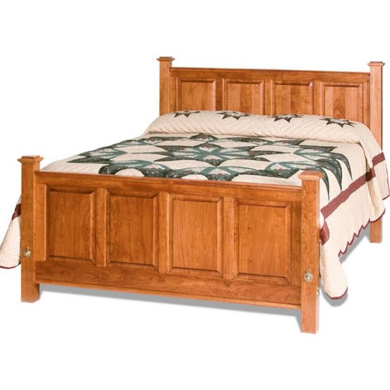 Shaker Raised Panel Bed
