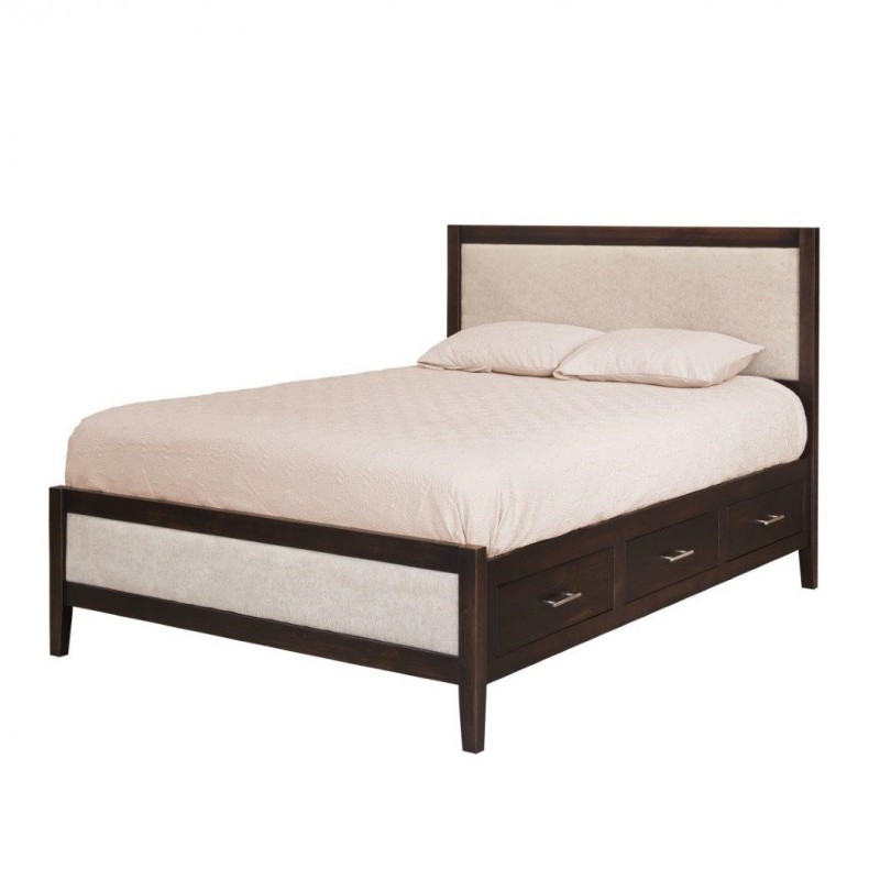 Albany Upholstered Bed with Drawers Image