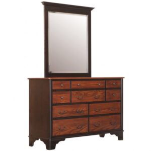 Yorktowne Double Dresser and Mirror
