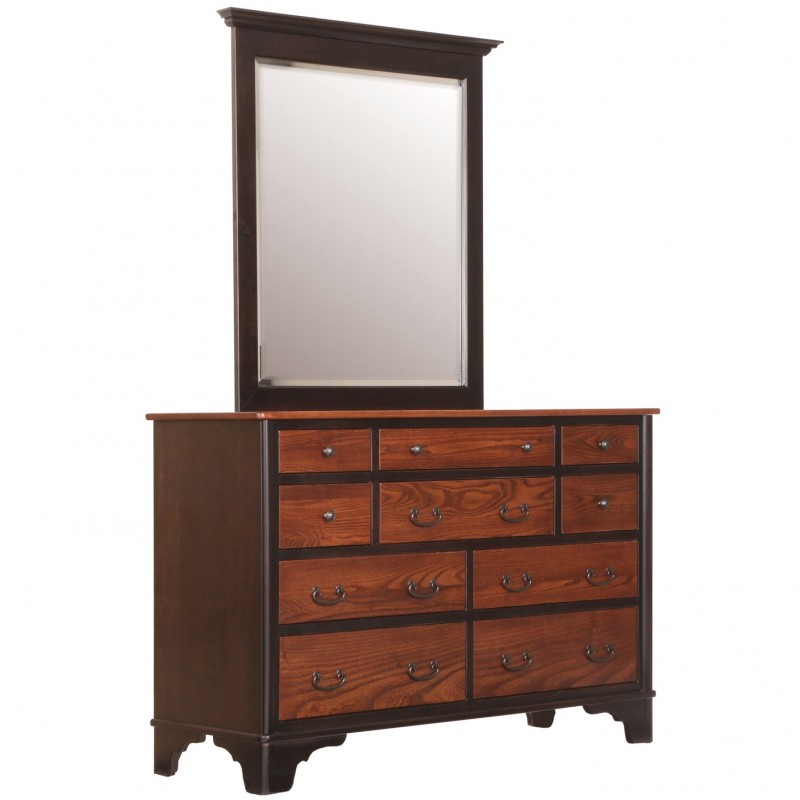 Yorktowne Double Dresser and Mirror Image