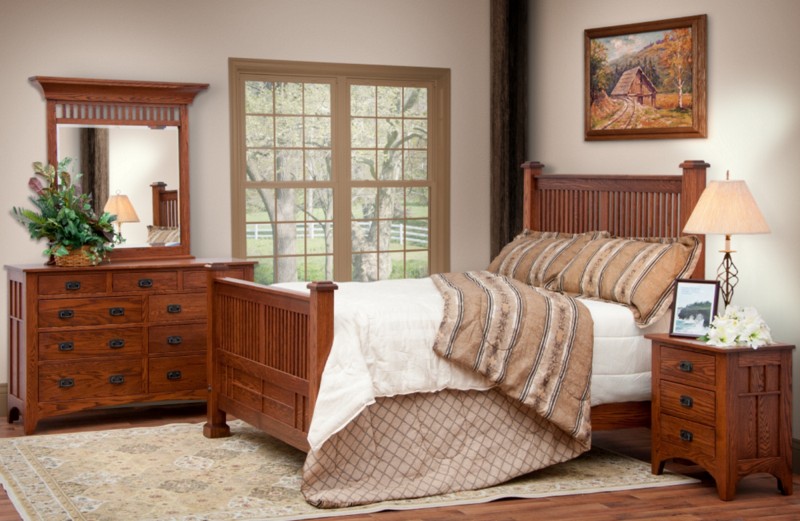 Deluxe Mission Bedroom Set Image