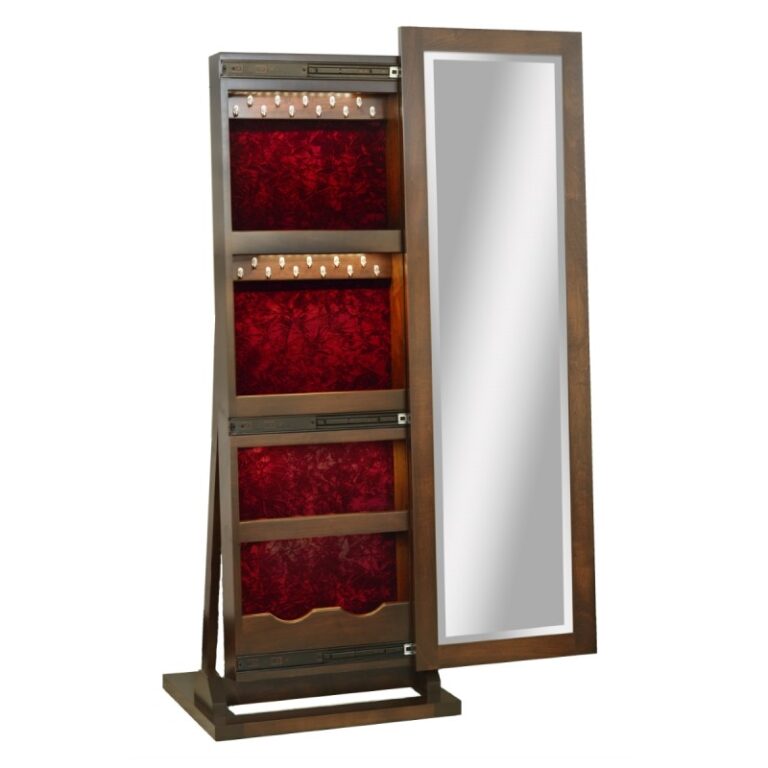 Shaker Leaner Jewelry Mirror