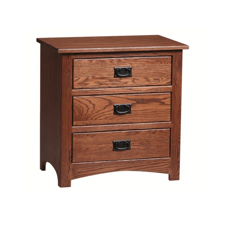 Mission 3 Drawer Night Stand