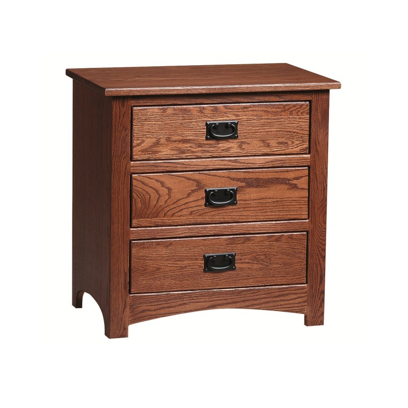 Mission 3 Drawer Night Stand Image