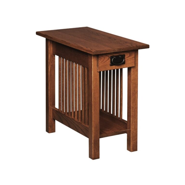 Mission Chairside Table With Drawer