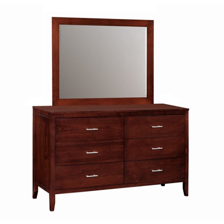 Contemporary Dresser & Mirror