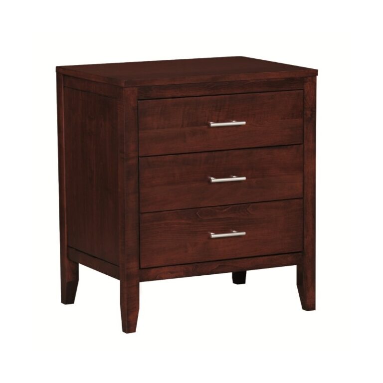 Contemporary 3 Drawer Night Stand