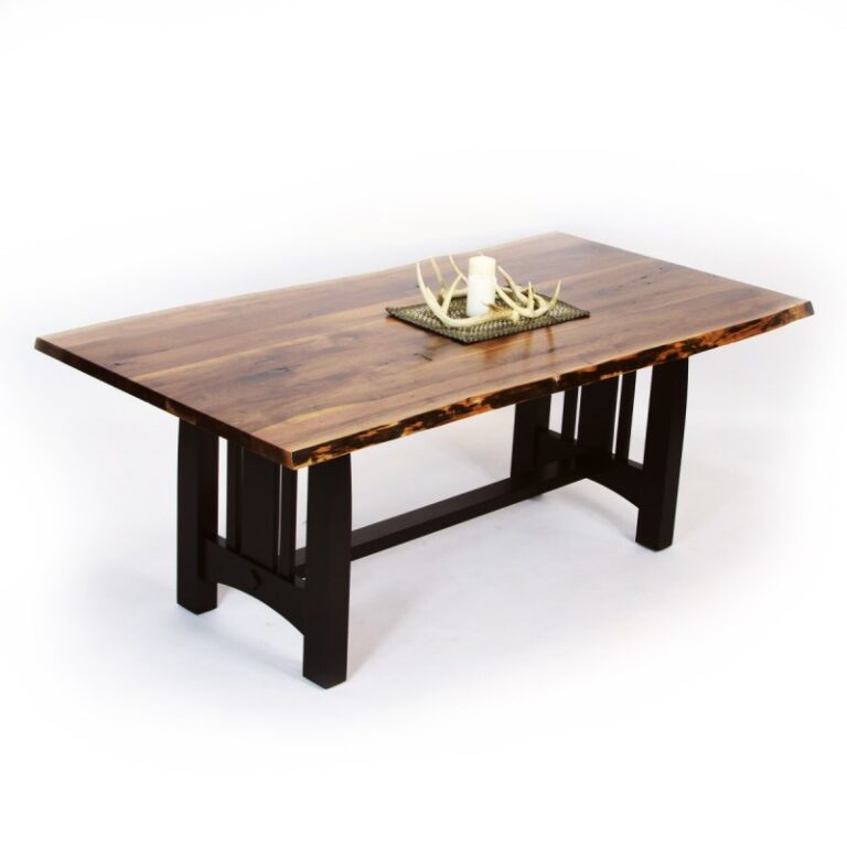 40" x 78" Walnut Live Edge Table