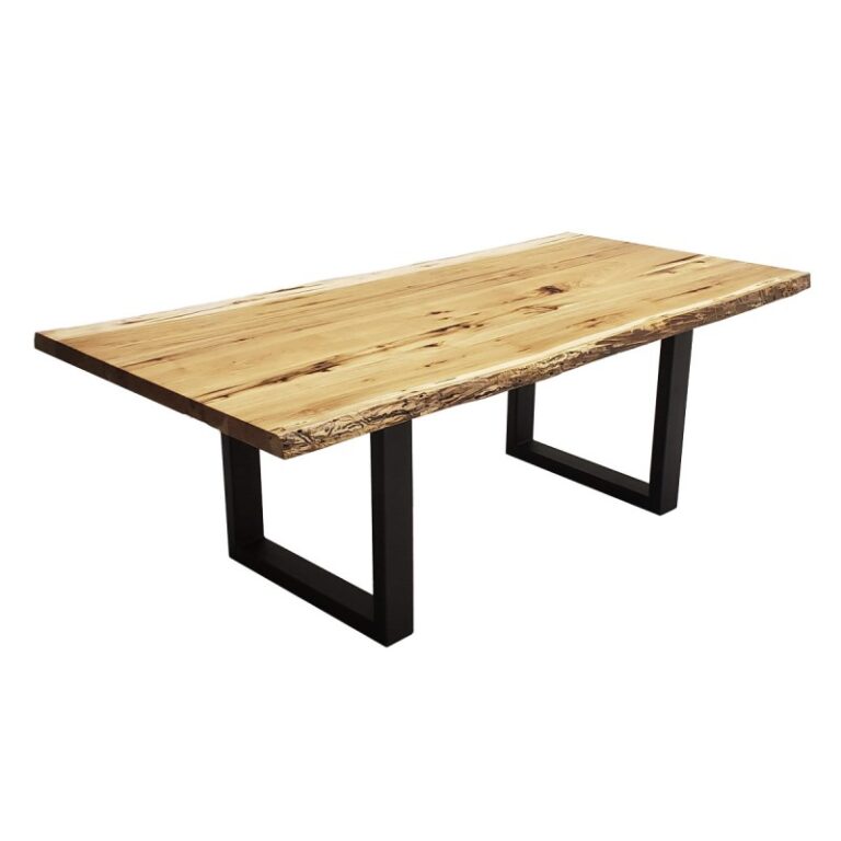 Hickory 42" x 84" Live Edge Table