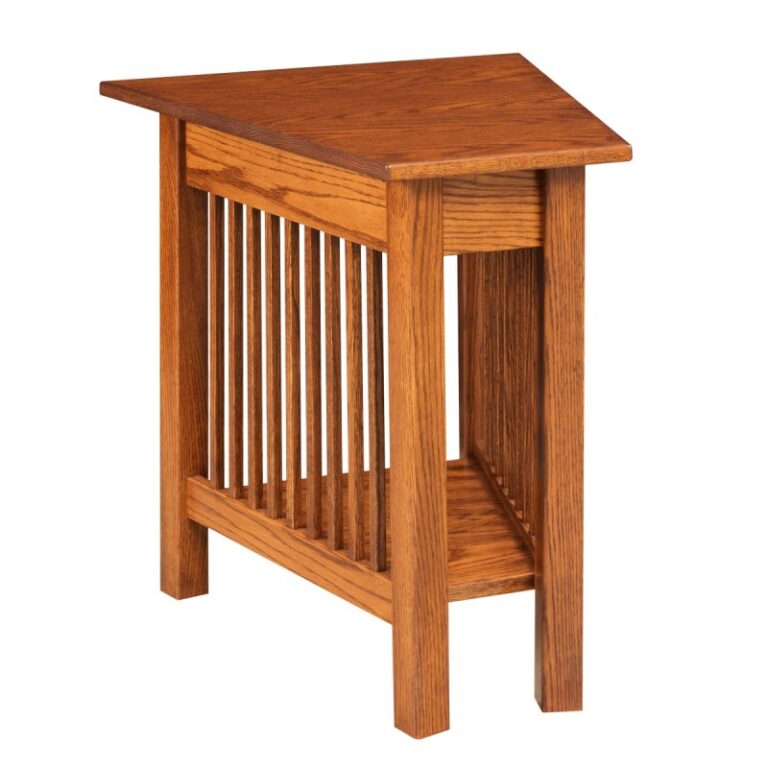 11-22" x 25" Mission Wedge Table