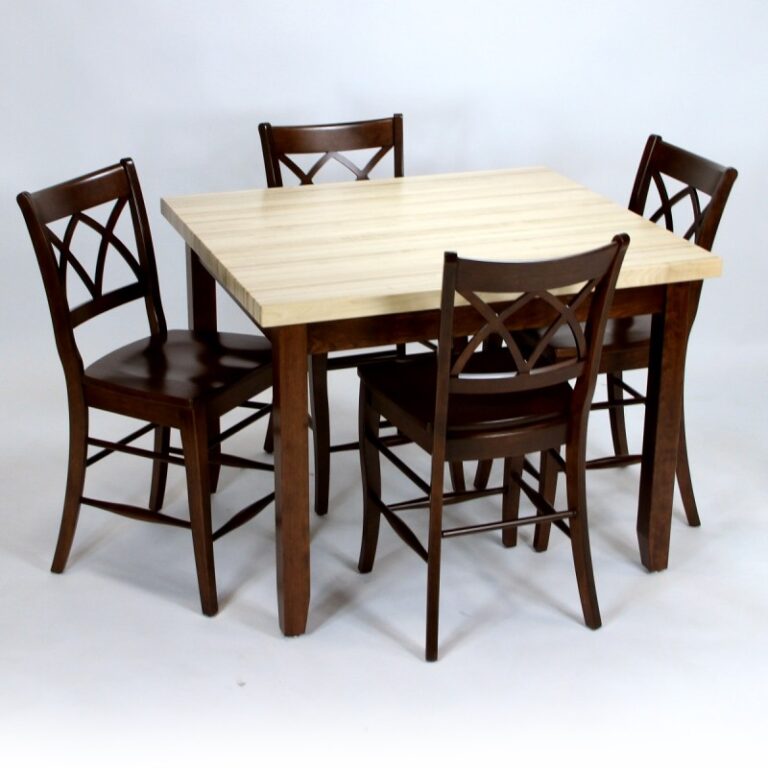 Shaker Butcher Block Gathering Table