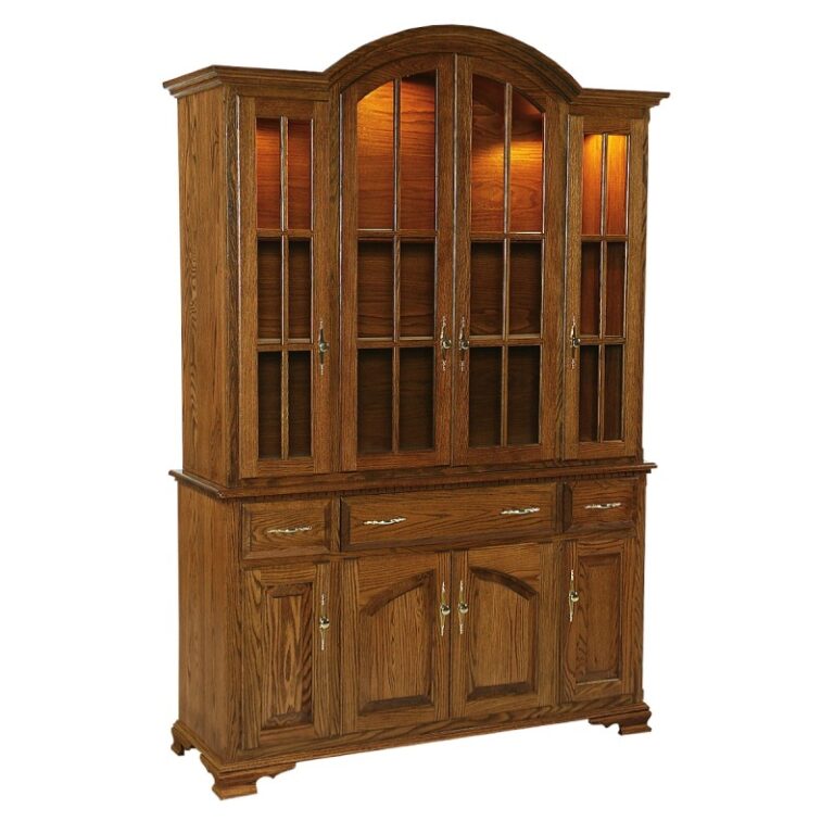 Queen Anne Full 4 Door Hutch