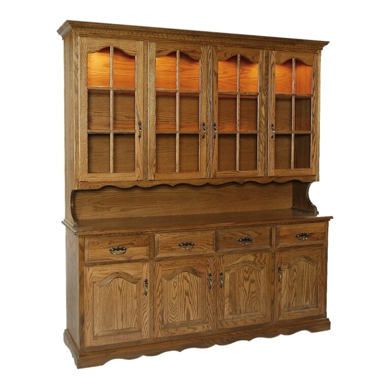 Traditional 4 Door Hutch