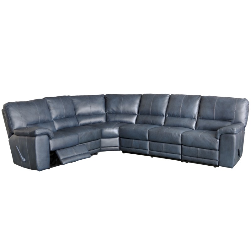 Genuine Leather Sectional Image