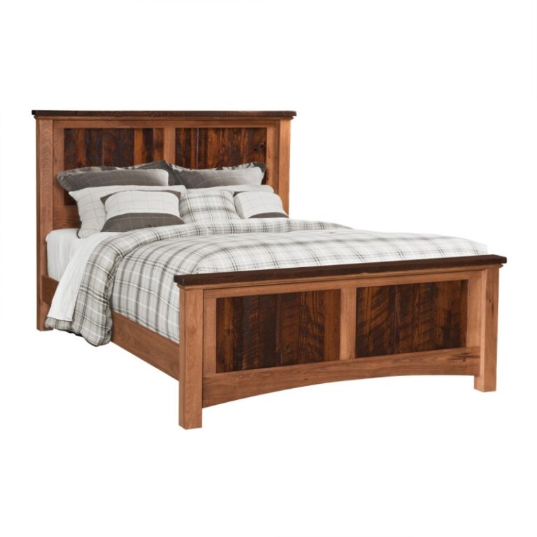 Barnwood Panel Bed
