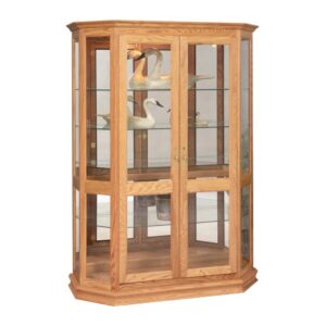Angled Double Door Curio