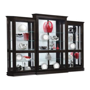 Deluxe Sliding Door Three Piece Curio