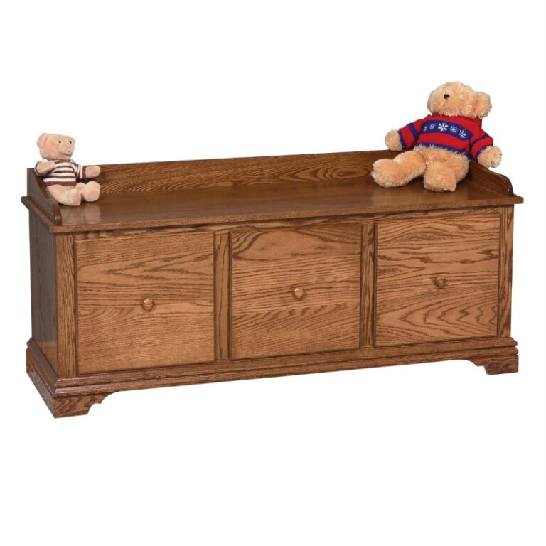 Traditional Bench With Drawers