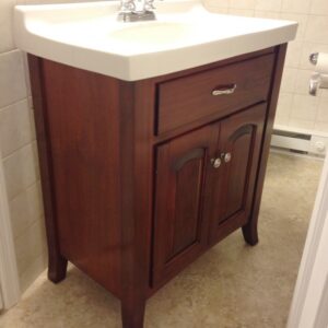 Custom 28.5" x 33.5" Maple Bathroom Vanity