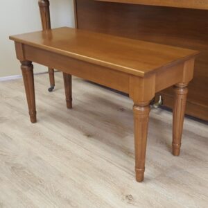 Custom Maple Piano Bench