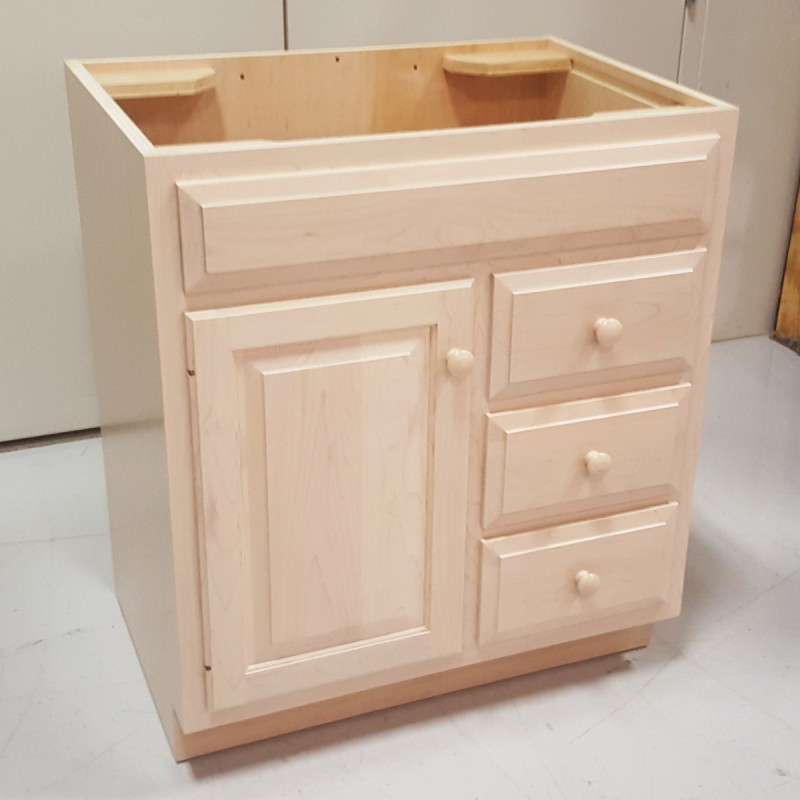 Custom Maple Bathroom Vanity Cabinet Image