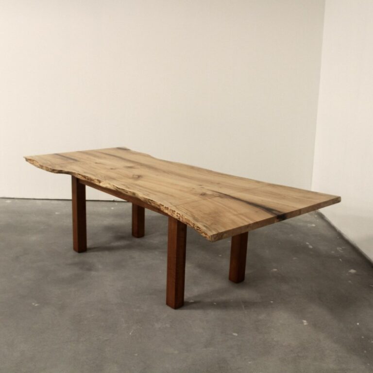 Wormy Maple Live Edge Extension Table