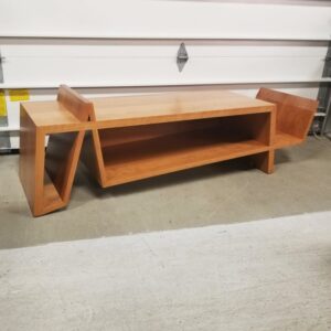 Custom Cherry Stereo Stand