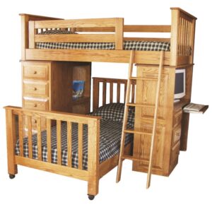 Child's 82.5" x 73" Loft Bed