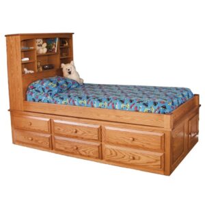 Captain's Bed With 6 Drawers