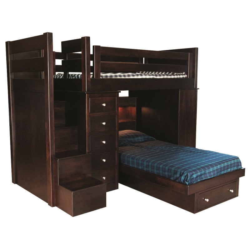 Loft Bed with Step Unit Image