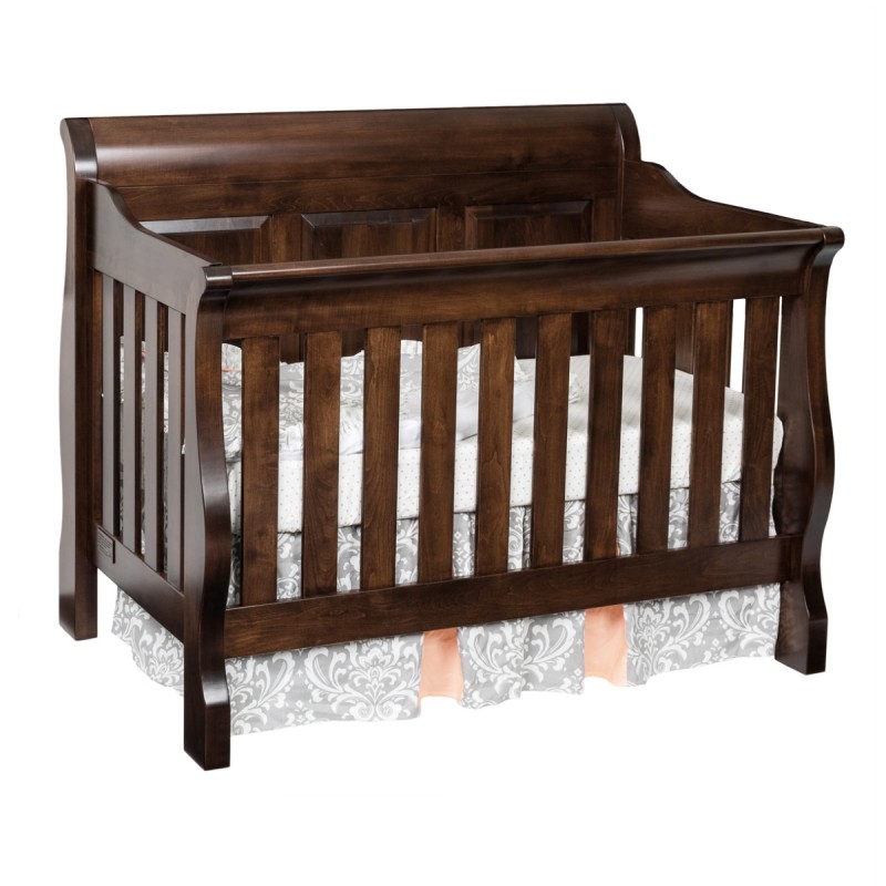 Traditional Convertible Panel Crib Image