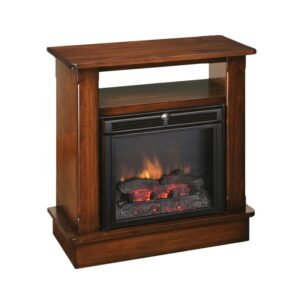 Seneca Media Console With Fireplace