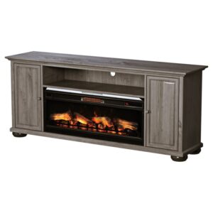 Strafford Small TV Stand With Fireplace