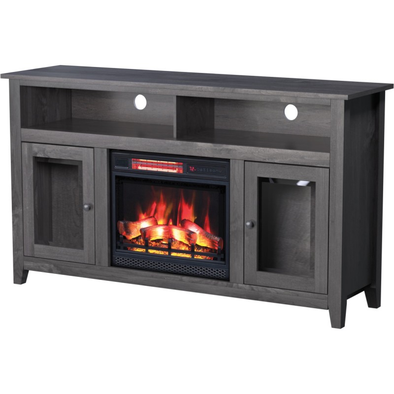 Windham Media Console With Fireplace Image