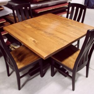 Custom Rochester Single Pedestal Dining Set