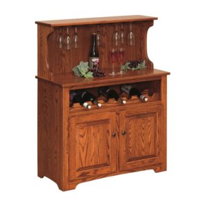 Oak Wood Wine Cabinet