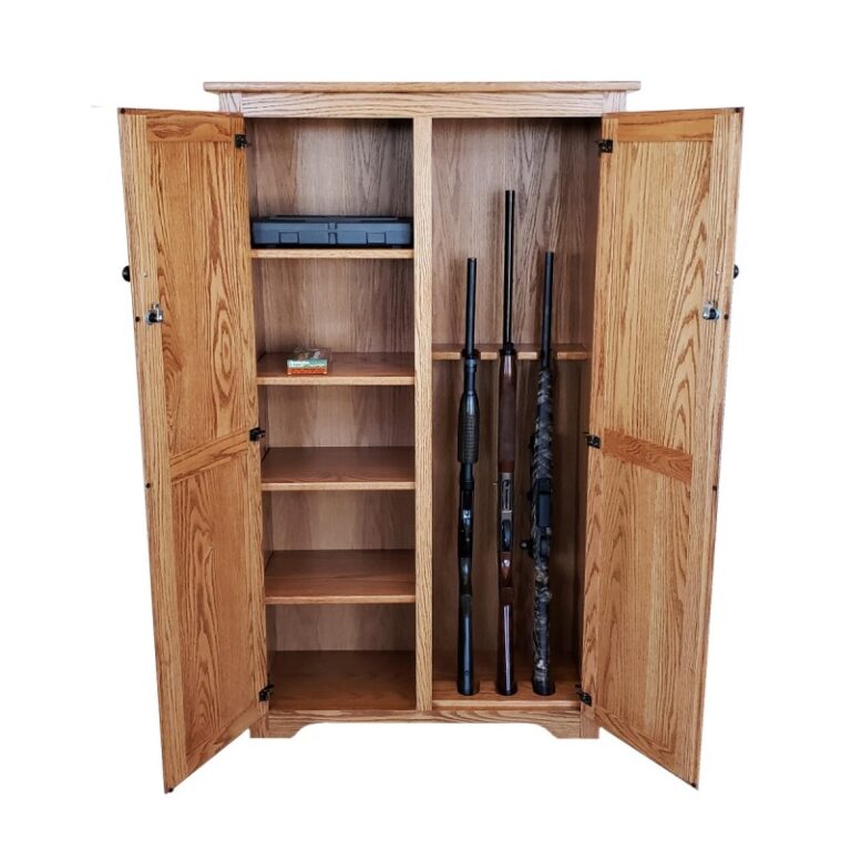 Shaker Storage Gun Cabinet