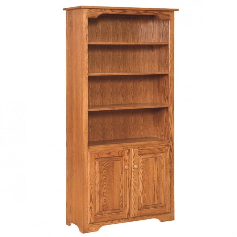 Shaker 6' Bookcase With Lower Doors