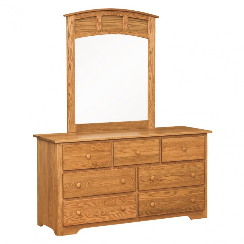 Annville Shaker Dresser & Curved Mirror Image