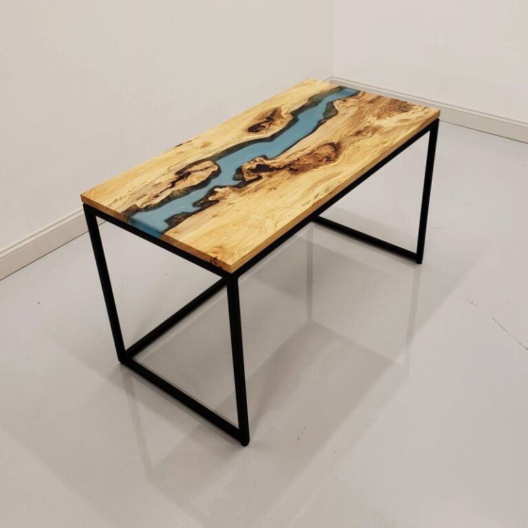 Maple Live Edge River Desk