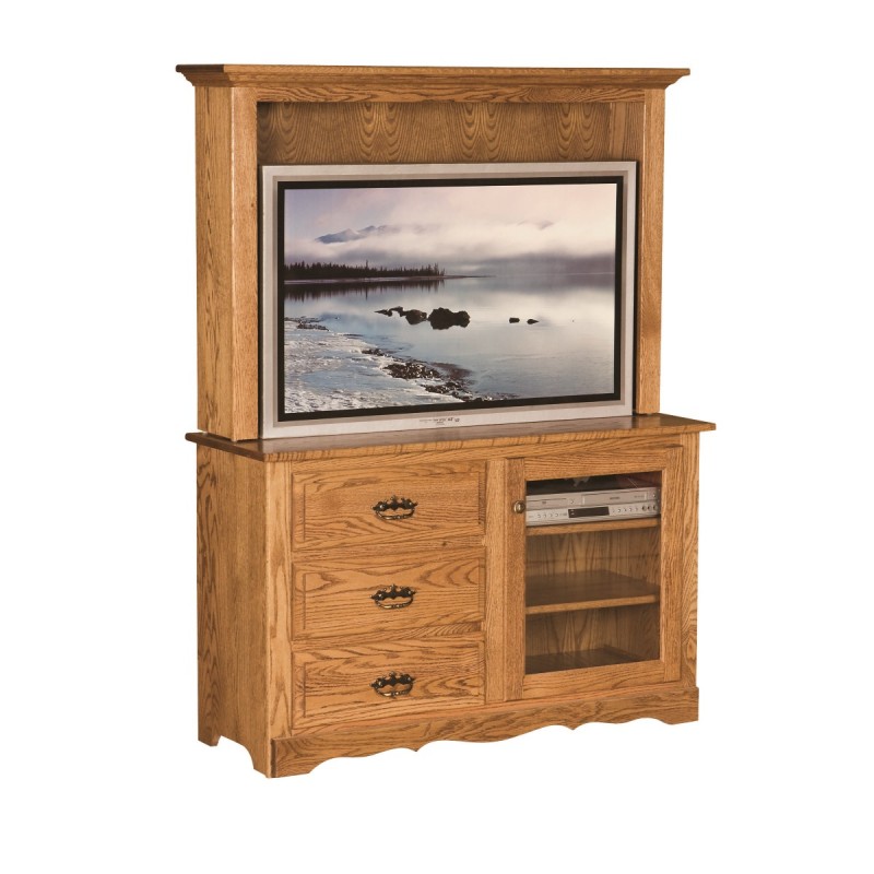 Traditional TV Stand & Hutch Image