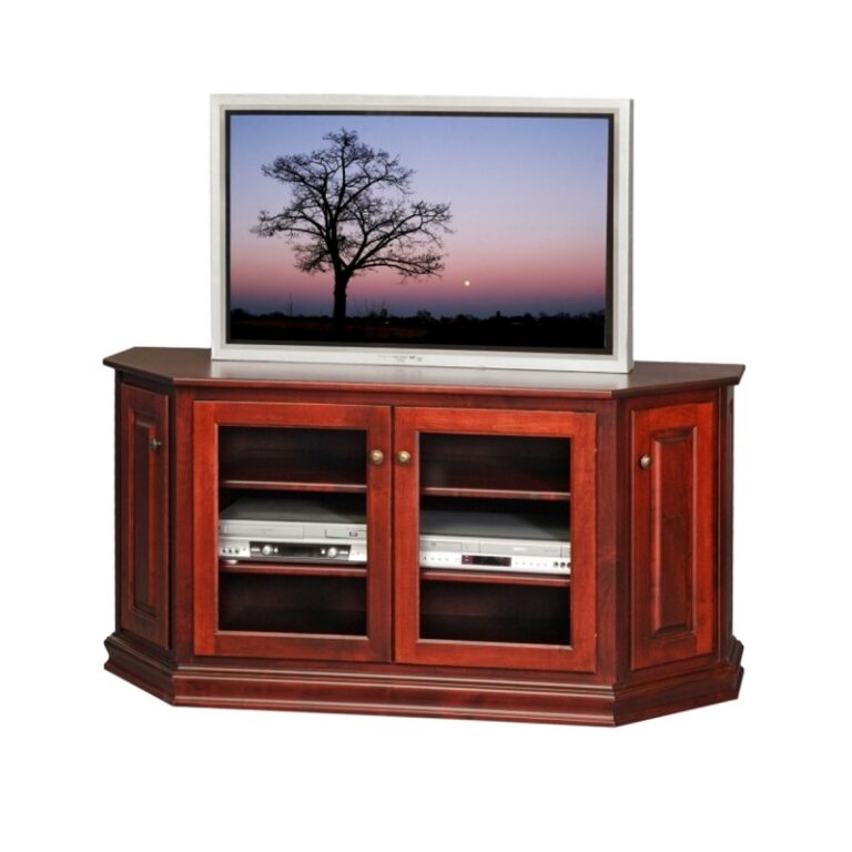 61" x 30" Traditional Canted TV Stand