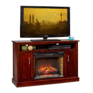 57" x 36" TV Stand w/ Fireplace