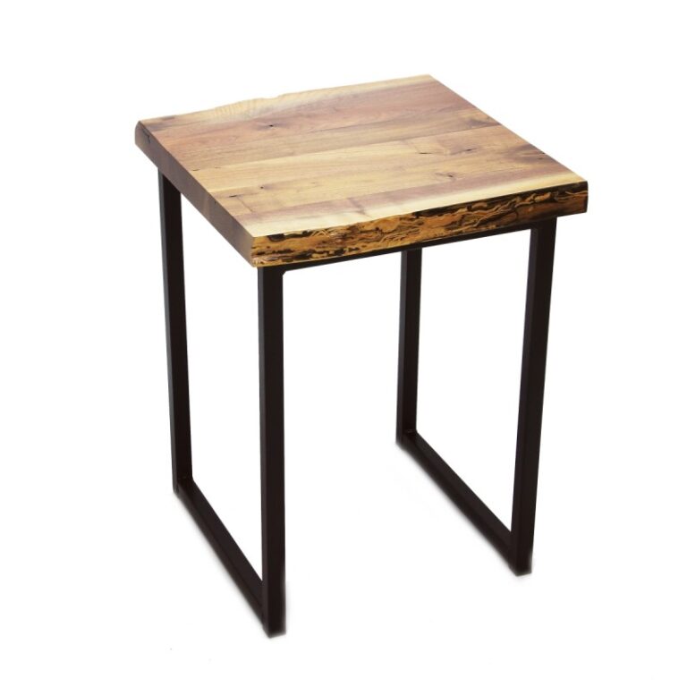 Walnut Small Live Edge End Table