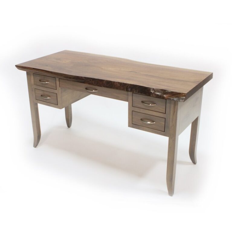 Walnut Live Edge Writing Desk