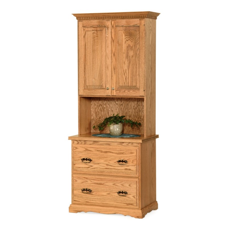 Traditional File Cabinet & Hutch Image