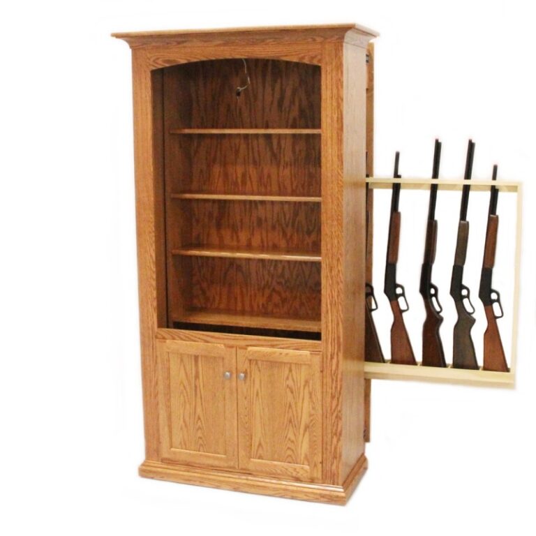 Hidden Gun Storage Bookcase